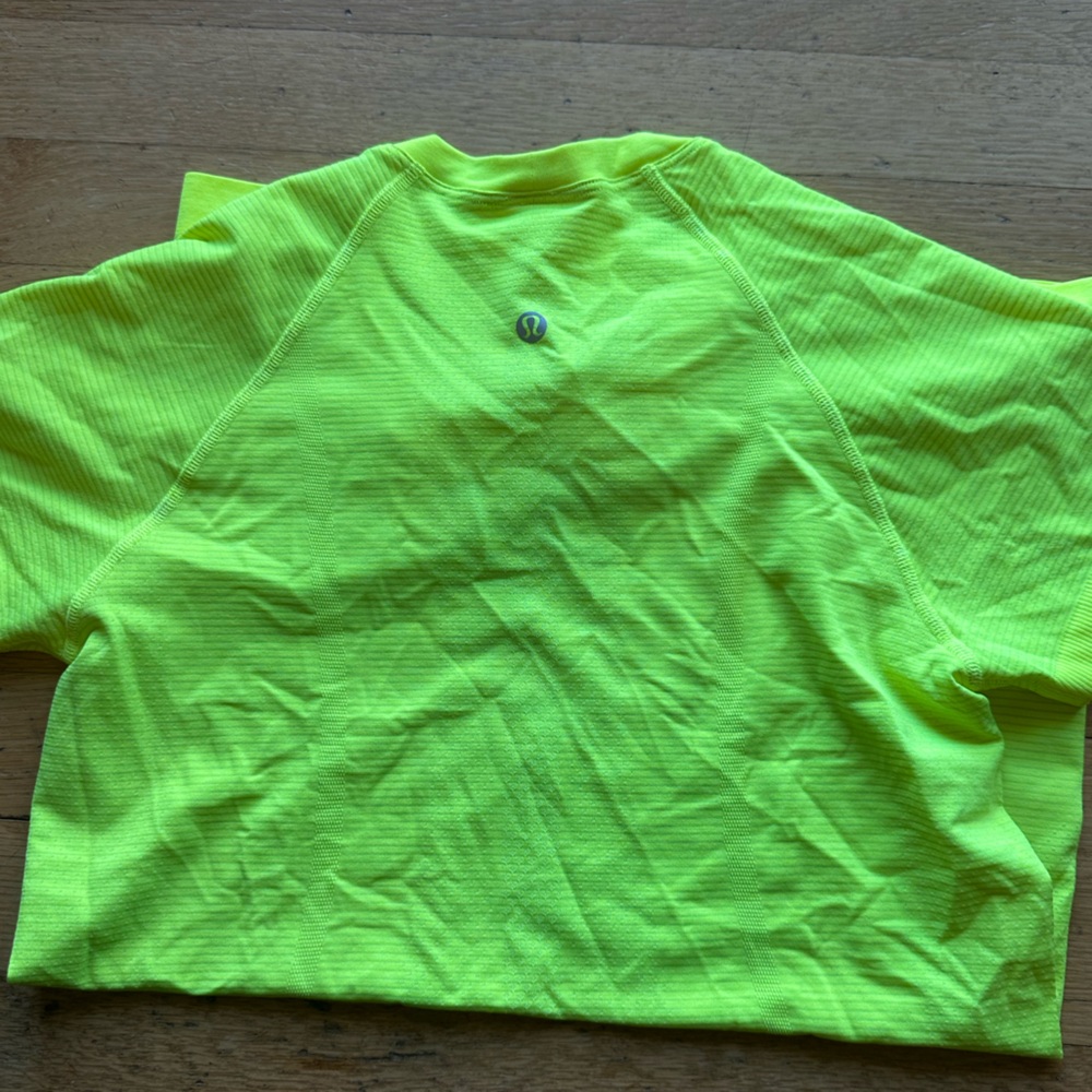 Bright Neon Green Athletic Shorts - Picture 2 of 3